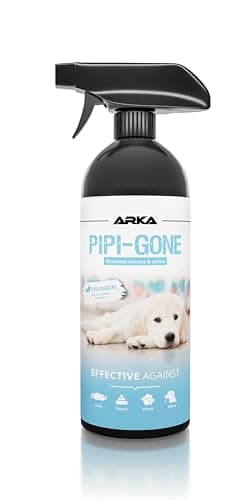 Détachant urine chien 750 ml – spray enzymatique extra fort contre odeurs & taches d’urine, vomi & excréments – nettoyant bio textile, sol, tapis & canapé – sans résidus, sans danger, sans parfum
