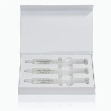 Nara Beauty Blanchiment Dentaire Cosmétique, 3 Seringues de 10ml, 0,1% Peroxyde d'Hydrogène, Pour Lampe 35W