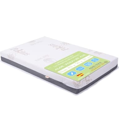 PEKITAS Epaisseur 10 cm Matelas Cododo 83x50 cm Dehoussable Hybride Réversible Double Face pour Berceau Lit Bebe co-Sleeping Respirant House Amovible Lavable Ferme Anti-étouffement hypoallergénique