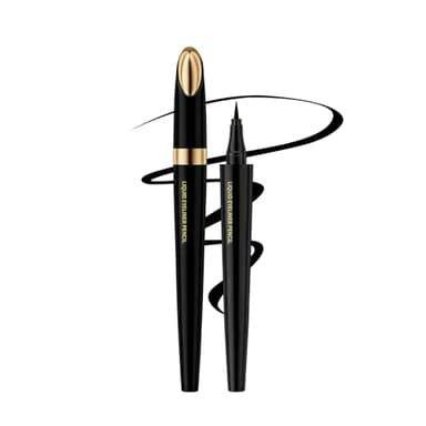 Catlinez Eyeliner waterproof, Eye liner liquide longue tenue, Résistant à la transpiration, tenue 24 h sans décoloration, Embout Ultra-Précis, Maquillage pour femmes (Noir)