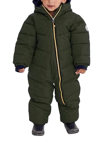 killtec enfants Combinaison en duvet avec capuche Karter Mini, dark forest green, 98, 34238-000