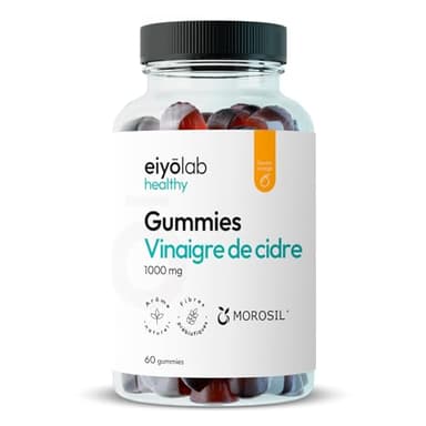 Gummies Morosil® - Vinaigre de Cidre | Digestion - Perte de Poids - Brûle Graisses | Vinaigre de cidre avec la "mère" | Morosil™ issu d’Orange Sanguine | Gummies Goût Orange | Sans Gélatine | Eiyolab