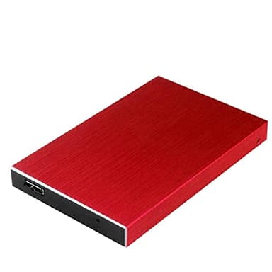 ZHCHAO HDD 2.5 Disque Dur 500 Go 1 to 2 to Disque Dur Externe Portable Disque Externo Disque Dur pour Ordinateurs Portables(Color:Rosso)