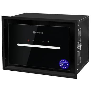 Hotte encastrable Kompatic HANA 40 KPHN40BIB, Classe A++, Commande Gestuelles, Tactile, Télécommande, Mode de purification de l’air, Moteur 450 m³/h, Éclairage LED, Réglage température couleur, 40cm