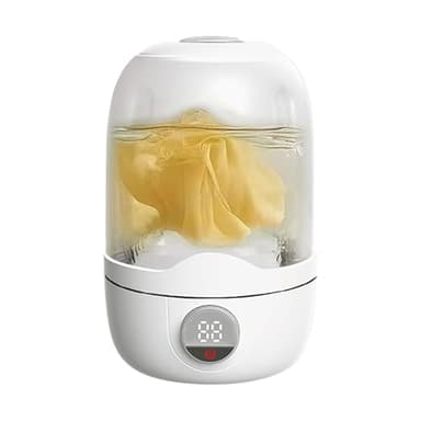 Machine À Laver De Voyage - Mini Machine à Laver Compacte - Tasse À Linge Rechargeable Nettoyage Automatique Pour Espaces Restreints Voyage Camping Car Logements Étudiants