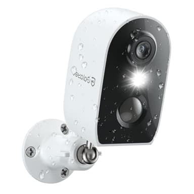 GALAYOU Camera Surveillance WiFi Exterieure sans Fil - 2K Camera Surveillance sur Batteries Exterieure/Interieure, Alerte Instantanée PIR, Sirène Intelligente, IP65