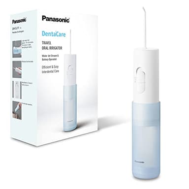 Panasonic EW-DJ11-A503 Hydropulseur Dentaire Facile à Utiliser avec 2 Réglages de Pression d'Eau, Compact et Portable.
