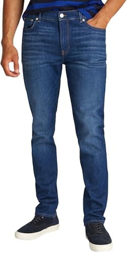 Tommy Hilfiger Jean Homme Bleecker Flex Mohave Indigo Slim Fit, Bleu (Mohave Indigo), 32W/36L
