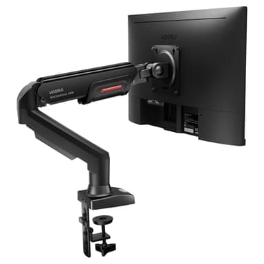 KOORUI Support Ecran PC Moniteur pour Ecrans Plats et Incurvés de 17 à 32", Ergonomique Ressort à Gaz Bras, Réglable en Hauteur, Inclinaison, Pivotant, Plage de Charge 2-9kg, VESA 75&100mm