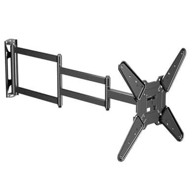suptek Support Mural TV avec Bras d'extension de 1020 mm pour Téléviseurs 26-65 Pouces jusqu'à 40 kg, Support TV Mural d'angle, VESA Max 400x400 mm, Pivotant et Inclinable A1L