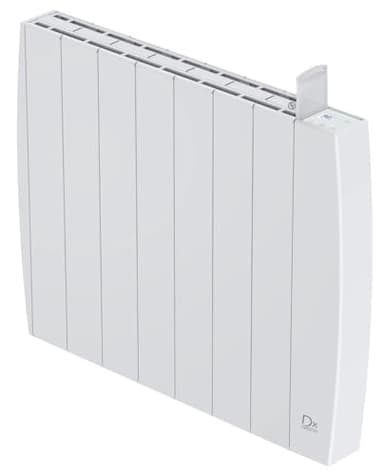 Drexon - Radiateur Céramique à Inertie Connecté 1500W - WiFi + Application TUYA - Thermostat Électronique LCD - IP24 - Sécurité Enfants - Blanc - 66 x 9 x 58 cm