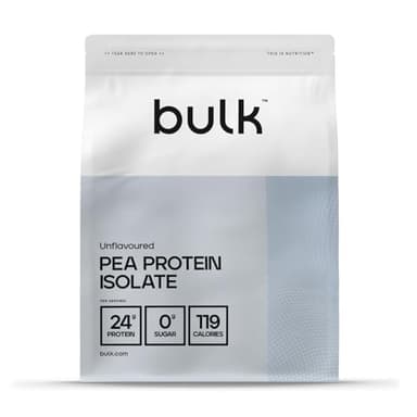 Bulk Isolat de Protéine de Pois en Poudre, Shake protéiné végan, Nature, 1 kg