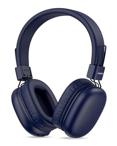 Casque Bluetooth Sans Fil Enfant, Casque Audio Enfant avec Jack, Casque Bluetooth 5.4 Pliable, Volume LimitÉ 85/94db, 50 Heures de Travail, Réglable, Headphones Sans Fil Pour Étude, Voyage (Bleu)
