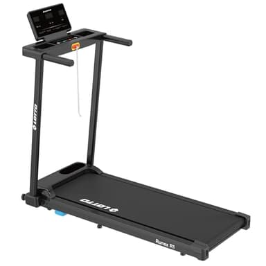 Tapis de Course Électrique Lotto Runex R1, Pliable 100%, Moteur 2 CV, Vitesse 1–10 km/h, Inclinaison 2 Niveaux, Écran LED, Bluetooth, 12 Programme, Surface 105x40 cm, 100 kg
