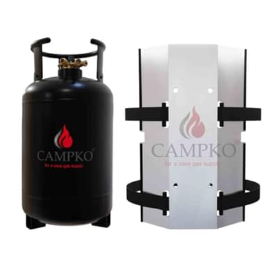 Antarion Pack CAMPKO Bouteille GPL 30L Rechargeable Bluetooth + Support Mural Camping Car