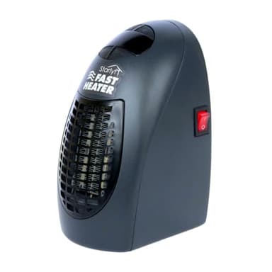 Mini chauffage d'appoint Starlyf Fast Heater, Compact, technologie thermo-céramique avec thermostat, 450W