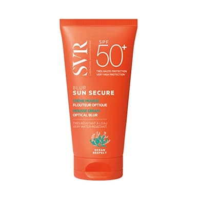 SVR - Sun Secure Blur SPF50+ - Crème mousse solaire effet flouteur optique – Très haute protection UVA, UVB, infrarouge & lumière visible – Peaux sensibles – Niacinamide, Vitamine E – 50 ml