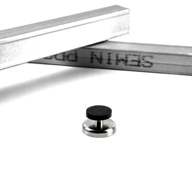 Aimant placo pour détecter le rail en acier derrière une cloison en plaque de plâtre type BA13