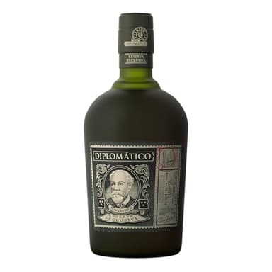 Diplomático Rhum Reserva Exclusiva - Spiritueux Venezuélien Complexe, Élégant et Doux - Un rhum ambré aux notes boisées & vanillées - Rhum à déguster pur, sur glace ou en cocktail - 70cl