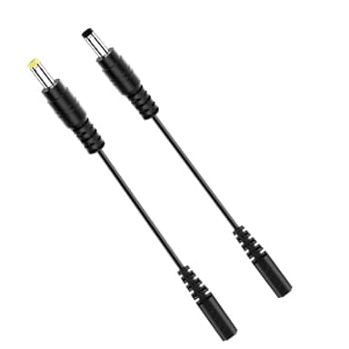 Sevdiea Adaptateur électrique 7,4 V pour gilets et vestes chauffants, compatible avec les vêtements chauffants de DC 3,5 mm, DC 3,8 mm et DC 4,0 mm