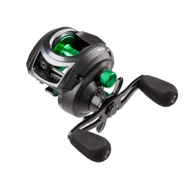 Mitchell MX3 Baitcaster - Moulinet Solide & Doux, Freinage Centrifuge, 4+1 Roulements Anti-Corrosion, Pêche Brochet, Perche, Sandre Noir/Vert LP