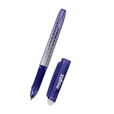 Online stylo gel effaçable magiXX Bleu | Stylo à encre gel thermosensible effaçable bleue | stylo roller rechargeable avec gomme | pointe moyenne | idéal pour apprendre à écrire, école