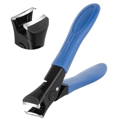 LOPHE Coupe-ongles, Professionnel Pour Ongles épais, Professionnel robuste en acier inoxydable pince à ongles Pour femme homme et enfant pédicure et manucure, Bleu