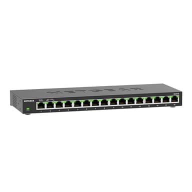 NETGEAR (GS316) Switch Non manageable Gigabit Ethernet 16 Ports RJ45 - Positionnement sur Un Bureau ou au Mur, Fonctionnement Silencieux