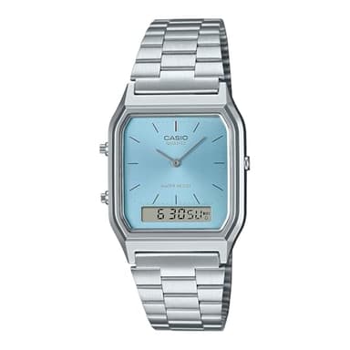 Casio Montre élégante AQ-230A-2A1, Turquoise, Classique