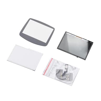 ZEZEFUFU Écran LCD de rechange pour Game Boy Advance, Highlight IPS LCD Screen Backlight LCD Screen Plate Kit