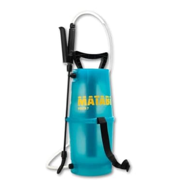 Matabi - Polita 7 Pulvérisateur à Pression préalable - 5L - Réservoir et Tuyau translucides - Soupape de sécurité - Lance en Fibre de Verre - Poignée Ergonomique - Fabriqué en Espagne