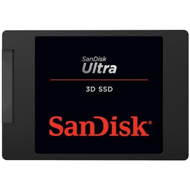 SanDisk 2 To Ultra 3D SSD, Disque SSD interne, SATA 2.5" Disque SSD, SATA III 6GB/s, jusqu'à 560 MB/s,