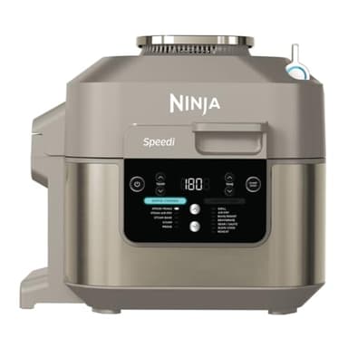 Ninja Speedi 10-en-1 Cuiseur rapide, Air Fryer, Friteuse à air et Multicuiseur, 5.7L, Repas pour 4 en 15 minutes, Vapeur, Gril, Cuire au four, Rôtir, Saisir, Mijoter et plus, Stone Or, ON500EUSTGD