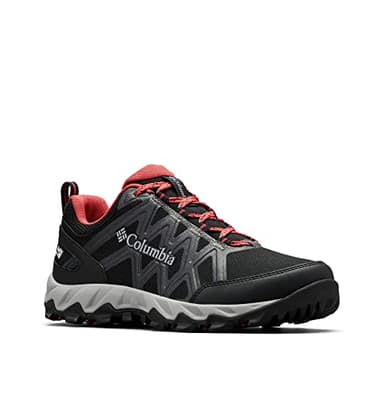 Columbia PEAKFREAK X2 OUTDRY WATERPROOF Chaussures Basses De Randonnée Et Trekking imperméables Femme, Noir (Black x Daredevil), 39 EU