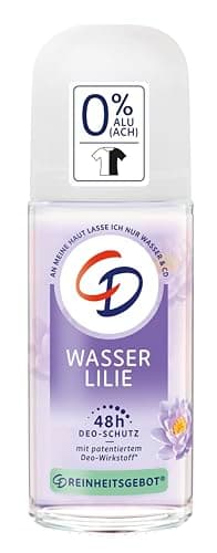 CD Déodorant roll-on Nénuphar - Sans sels d'aluminium - Protection longue durée 48h - Peaux Sensibles - Vegan - Soin du corps - 50 ml