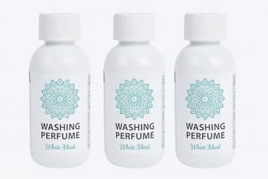 Parfum de Linge Musc Blanc – Lessive Parfumée Longue Durée | Senteur Fraîche et Intense | Compatible Machine et Lavage à la Main - LOT DE 3-150ML