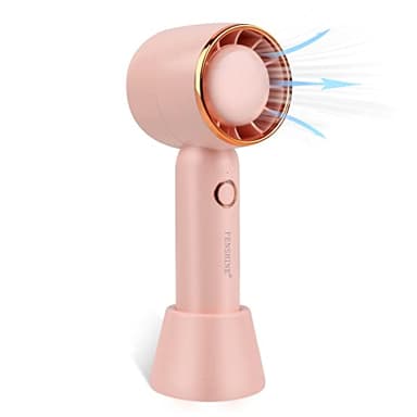 Fenshine Mini ventilateur portable – Rechargeable par USB, ventilateur silencieux pour extensions de cils