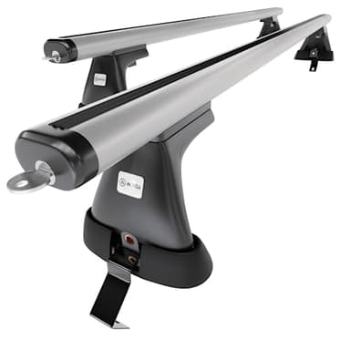 Mossa Barres de Toit en Aluminium adapté pour Renault Kadjar SUV (2015-2022) - Porte-Bagages de Voiture Argent - Toit Normal 1