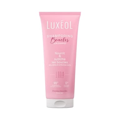 Luxéol - Shampoing Cheveux Bouclés - Nourrit, Hydrate & Sublime Les Boucles - Effet Anti-Frisottis - Parfum Gourmand - Méthode Curly Hair - Sans Silicones, Sans Sulfates* - Fabriqué en France - 200 ml