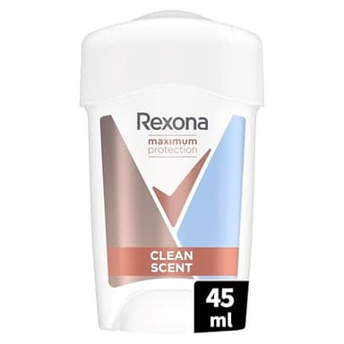 REXONA - Déodorant Femme Clean Scent - Stick Anti-transpirant - 3x plus efficace contre la transpiration - Protection 96h - 45ml