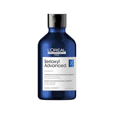 L'Oréal Professionnel | Shampoing Purifiant & Corporisant pour Cheveux en Perte de Densité, Enrichi en Sel de Magnésium & Sans Silicone, Serioxyl Advanced, Serie Expert