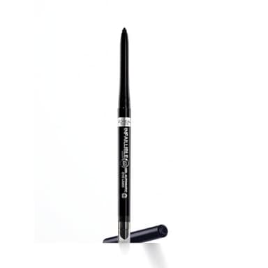 L’Oréal Paris, Crayon Eyeliner Mine Rétractable, Tracé Précis, Longue Tenue, Waterproof, Résiste aux Frottements, Sans Transfert, Infaillible Grip Liner, Couleur : Intense Black