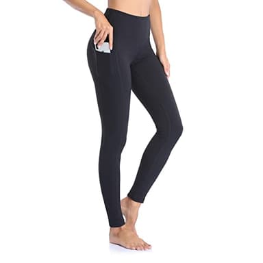 GIMDUMASA Leggings de Sport Femmes Pantalon de Yoga Leggins avec Poches Yoga Fitness Gym Pilates Taille Haute Gaine GI188