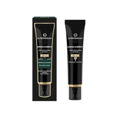 La Provençale Lumino-Correct - Crème Rénovatrice de Peau booster d'Éclat - Biophénols d'Olive noire - Tous types de peaux - Efficacité Prouvée - 40 ml