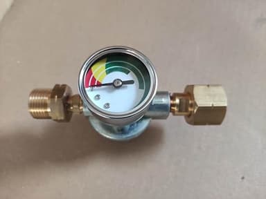 Filtre à gaz avec indicateur de niveau intégré "dépendant de la température" "TOP" NEUF pour toutes les bouteilles de gaz courantes, camping-car, etc...