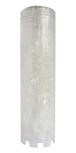 AQUAWATER - 104987 - Cartouche anticalcaire en cristaux de polyphosphates - Pour bol de taille 9"3/4 - Durée de 12 m(1 an) - Fabriqué en France, Gris