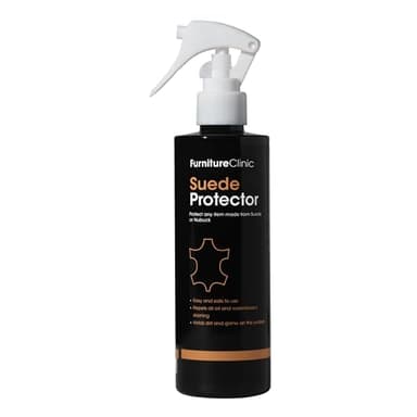 Spray protecteur pour daim Furniture Clinic – Utilisé pour protéger les chaussures, sacs, vêtements et canapés en daim. Repousse les taches et retient la saleté sur la surface - 250 ml