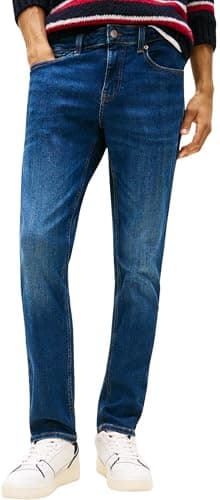 Tommy Jeans Scanton Slim AI0255 DM0DM21890, Denim (Denim foncé), 32W/30L, Denim (Denim foncé), 32W / 30L