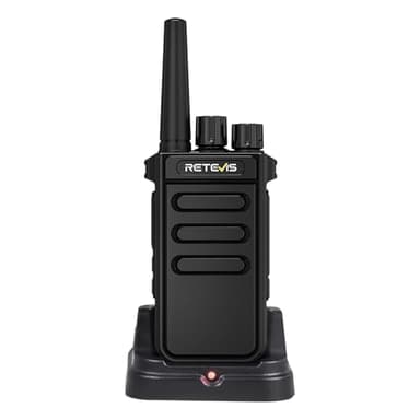 Retevis MateTalk P64 Talkie Walkie PMR446 sans Licence, Toki Walki Numérique et Analogique, Professionnel Compatible avec Répéteur, Appels de Groupe, VOX, Sécurité, pour Commerces, Hôtels (Lot de 1)