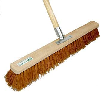 balai coco grande dimension : 60, 80, 100 ou 120 cm avec manche cantonnier 1.40m (100)